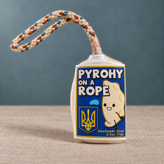 Ukrainian Christmas Pyrohy on a Rope