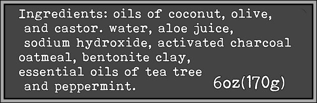 Charcoal and Tea Tree - REGENT PARK NATURALS