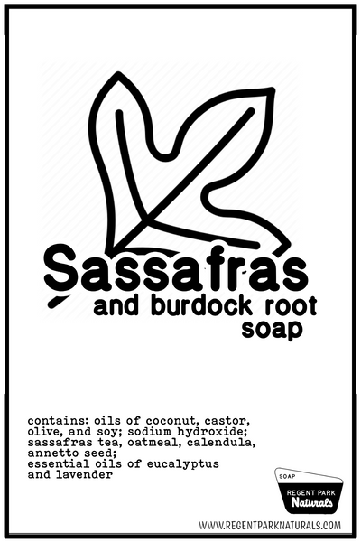 fresh scent sassafrass essential oil soap