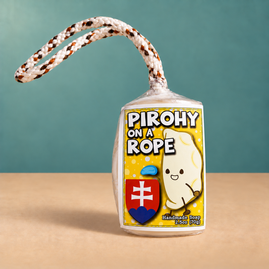 Pierogi Soap on a Rope Slovakian Harvest