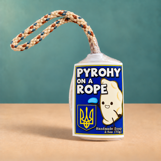 Ukrainian Christmas Pyrohy on a Rope
