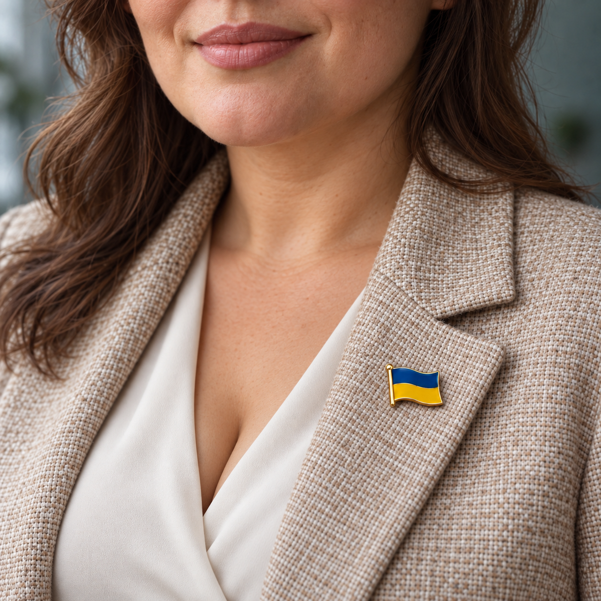 Enamel Flag Pins - Slovakia, Poland, Ukraine
