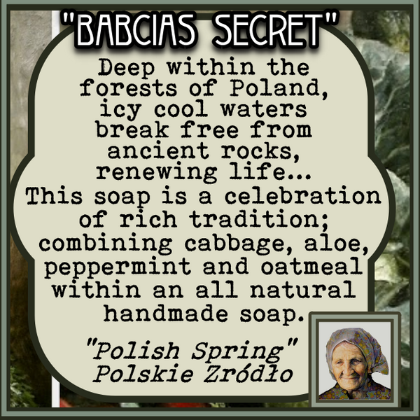 "Polski Zrodlo" Polish Cabbage Soap - REGENT PARK NATURALS