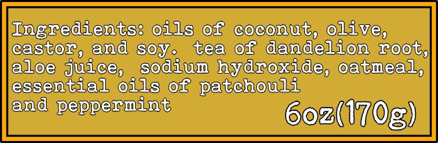 Dandelion and Patchouli - REGENT PARK NATURALS