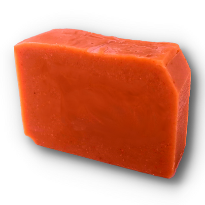 Sassafras soap bar  - orange containing sassafras and burdock root REGENT PARK NATURALS